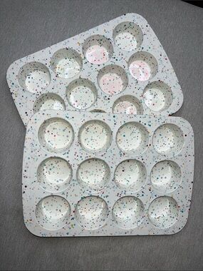 Confetti Dot White Silicone Mold Tray - Party Cupcake & Candy Mold by Trudeau